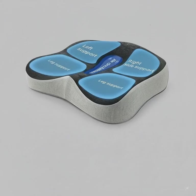 Ergonomic Memory Foam Seat Cushion – Back Relief &amp; Posture Support for Office Chair &amp; Home